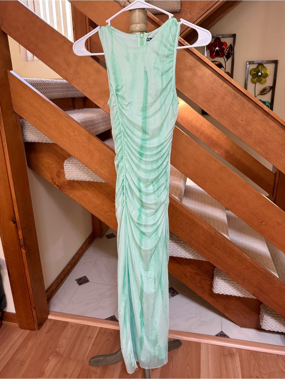 Zara Mint Green Maxi Dress